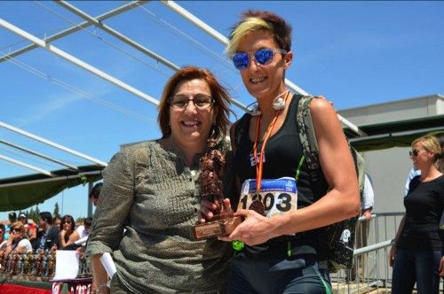 Podios de la I Media Maratón y 10K Base Aérea de Alcantarilla