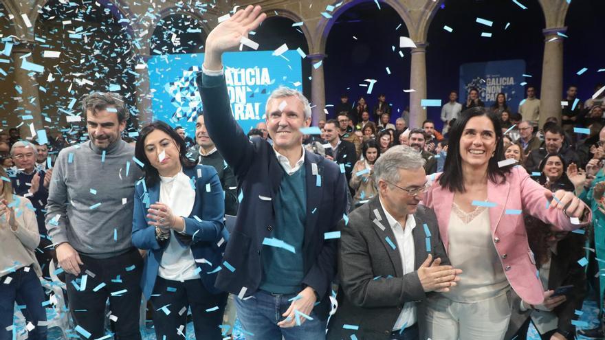 Rueda, esta mañana, en el acto de su proclamación.