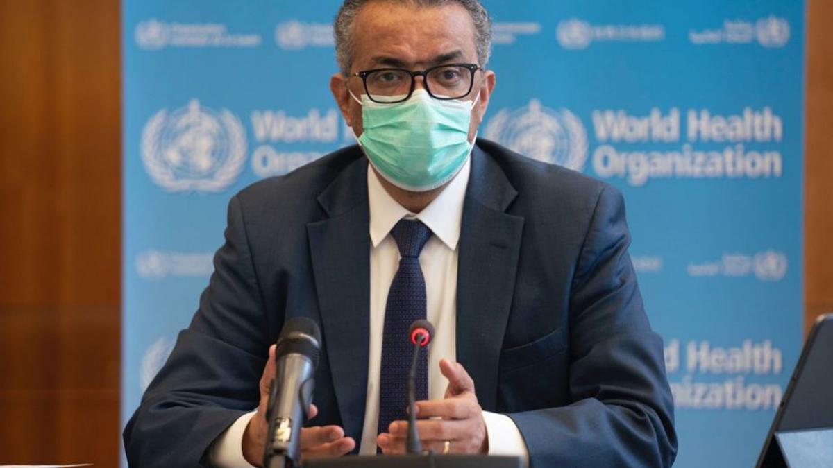 EL director general de l’OMS, Tedros Adhanom Ghebreyesus. | EUROPA PRESS