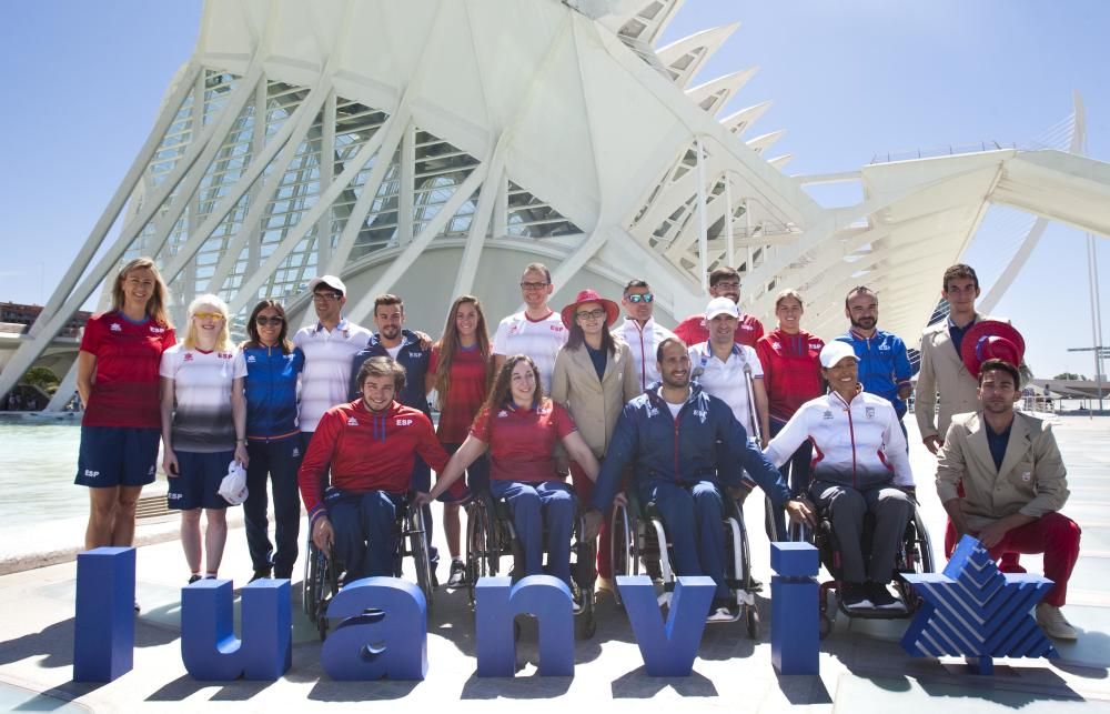 Presentación de la equipación de la selección paralímpica española