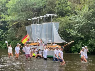 En imágenes: Así fue el Descenso folclórico del río Esva, en Trevías