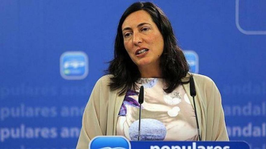 Dolores López, secretaria general del PP andaluz: &#039;Arriba España&#039;