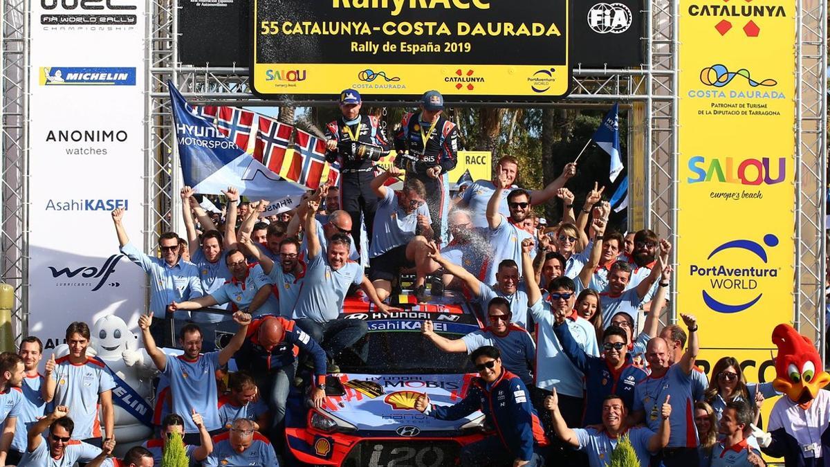 Hyundai, en el podio del RallyRACC