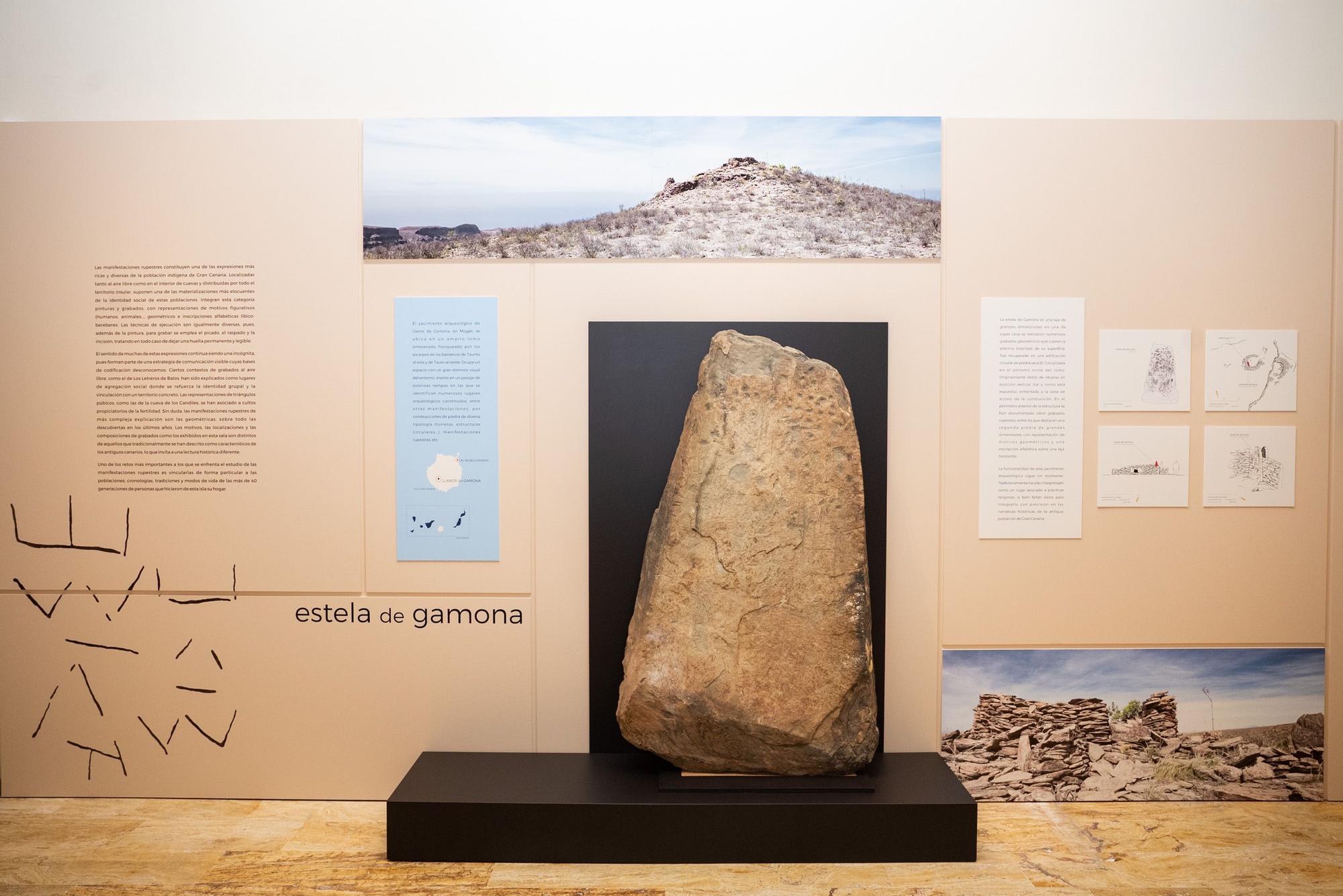 El Museo Canario incorpora piezas rupestres a la muestra permanente