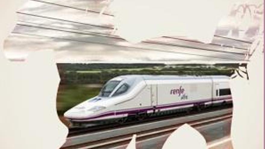 Imagen de la campña de Renfe para promocionar el AVE.