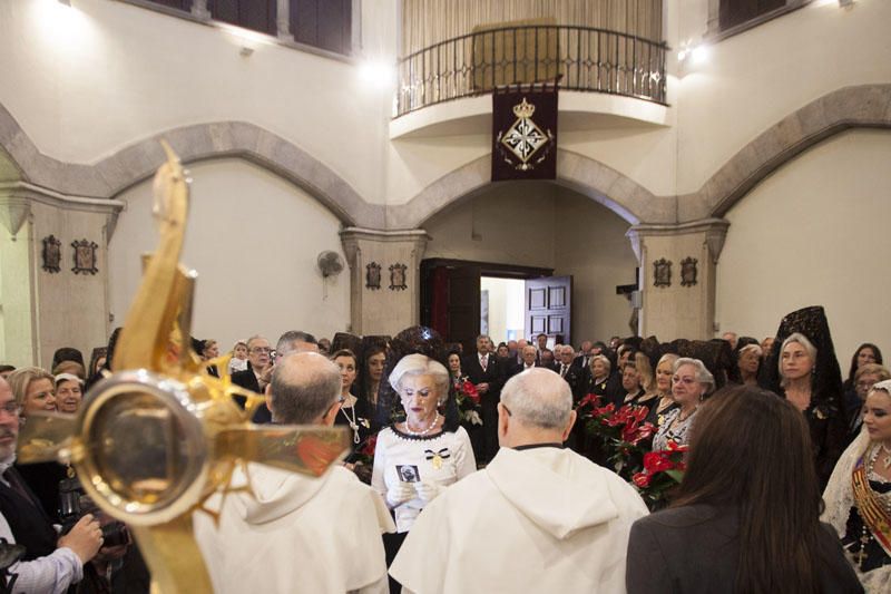 Celebración de la misa en San Vicent Ferrer.