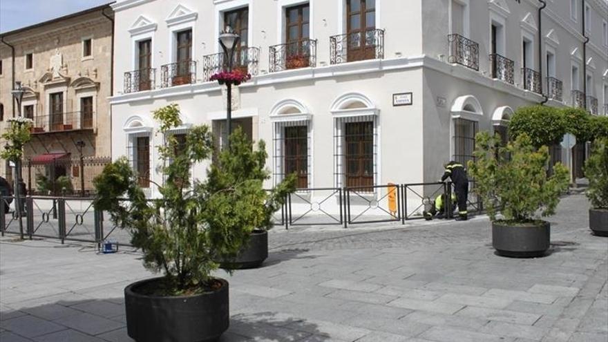 La plaza de España contará con un vallado de seguridad