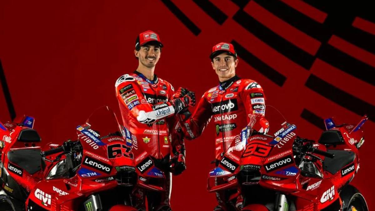 Pecco Bagnaia y Marc Márquez