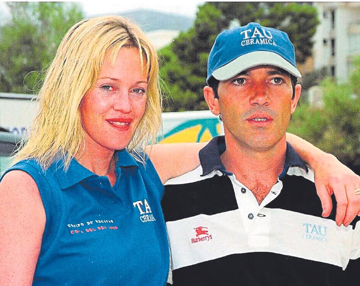 Melanie Griffith y Antonio Banderas.