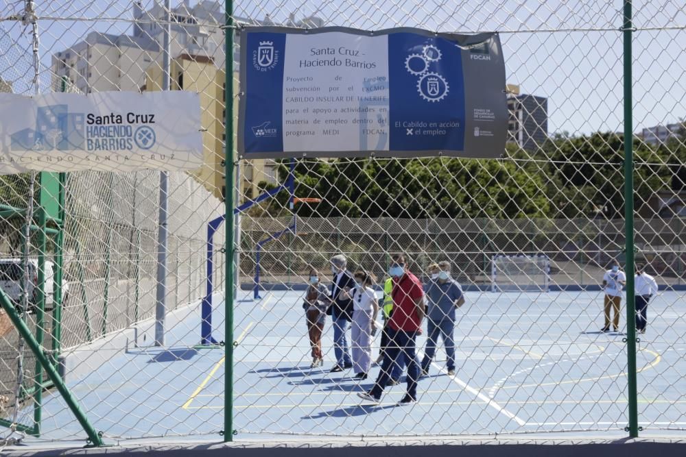 Obras de mejora en las canchas