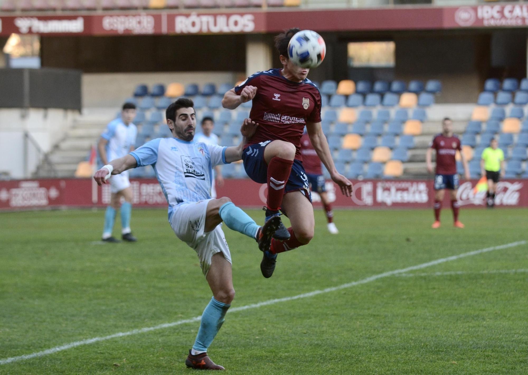 El Pontevedra CF se ahoga ante el Compostela