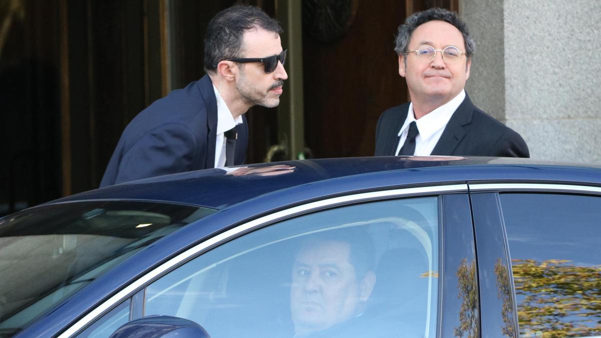 El fiscal general de l'Estat, Álvaro García Ortiz, arriba a la seu del Tribunal Suprem, on declara aquest dimecres