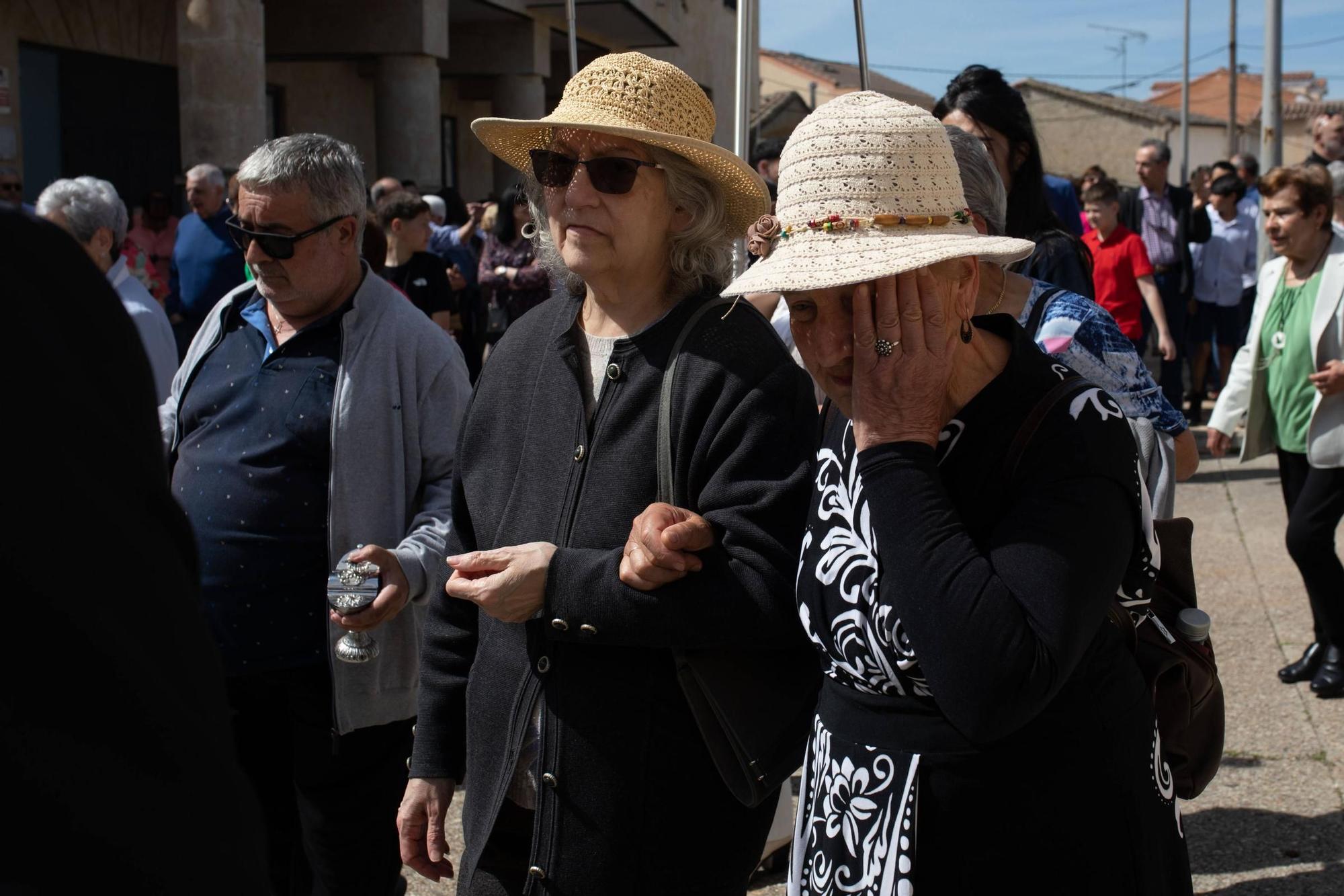 GALERÍA | Histórico traslado de la Virgen del Templo en Pajares de la Lampreana