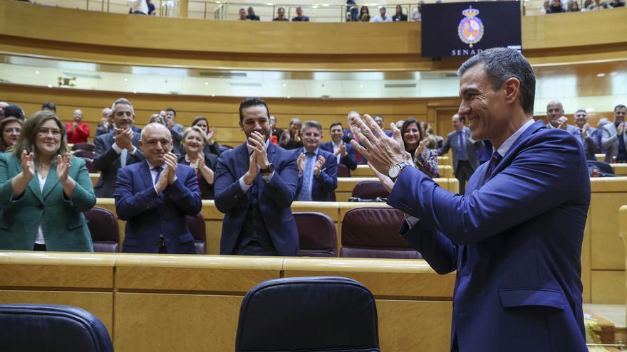 Sánchez, a Feijóo: “Han intentado acallar el Parlamento, pero va a hablar alto y claro”