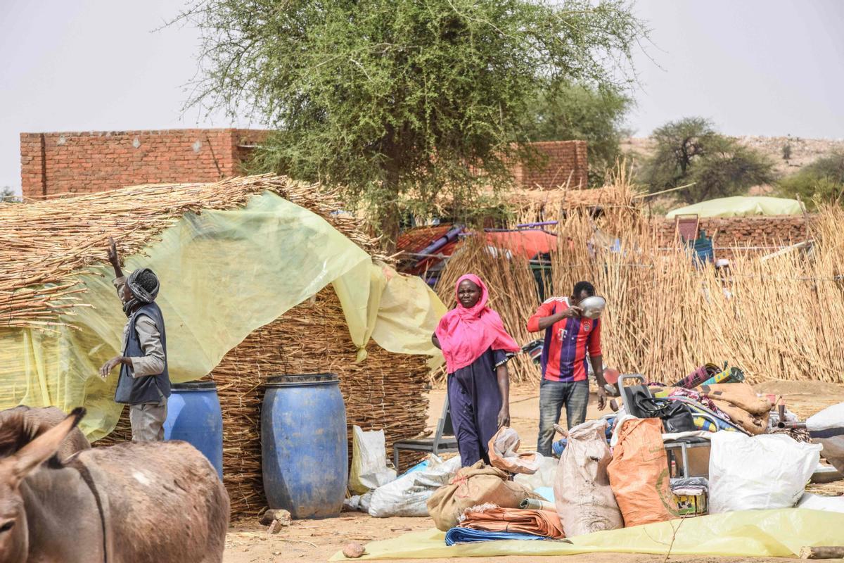 Éxodo de refugiados sudaneses hacia El Chad