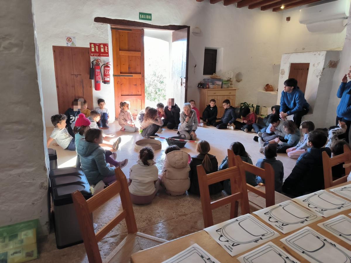 Estas son las imágenes del campamento de arqueología en Can Tomeu, programación Natura