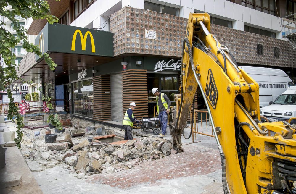 Obras de mejora de la Explanada