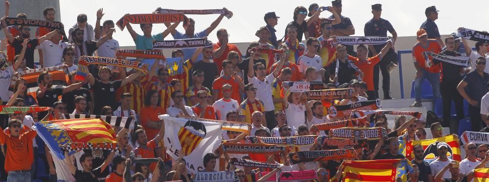 La espectacular celebración de Nani frente al Leganés