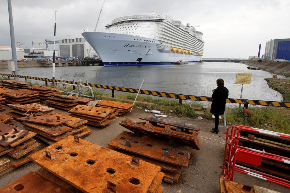 Presentación del 'Harmony of the Seas', el mayor crucero del mundo