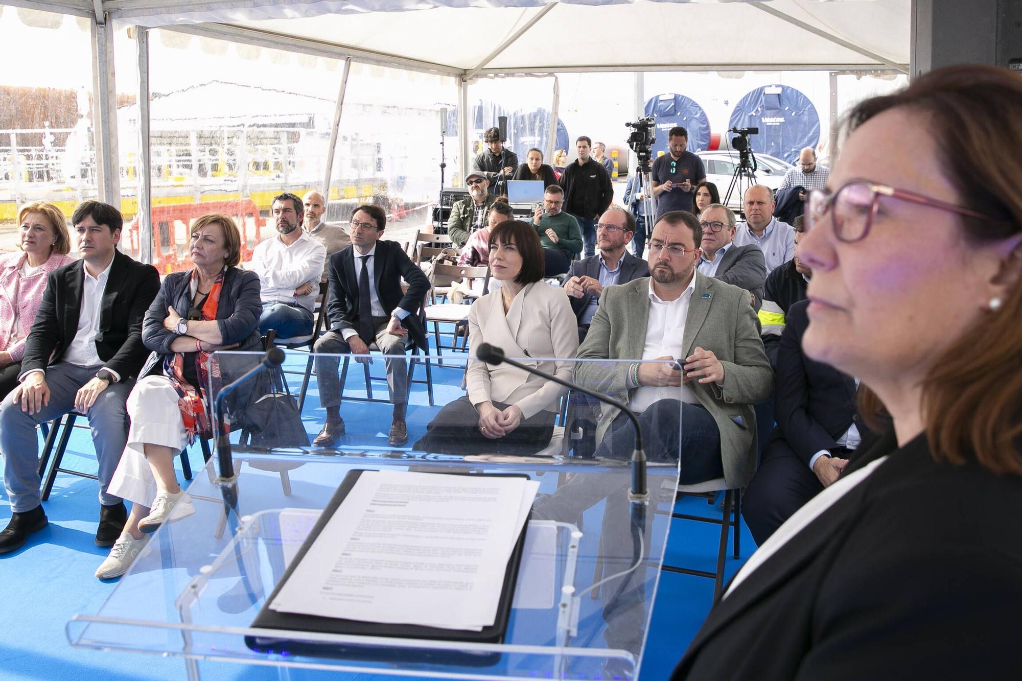 EN IMÁGENES: La visita de la ministra de Ciencia a Avilés