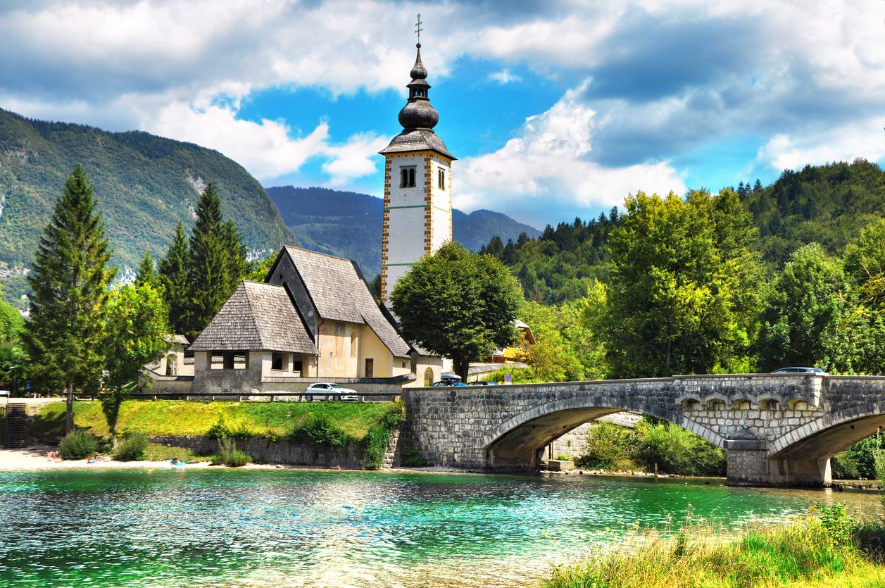 Lago de Bohinj, del parque nacional Triglav