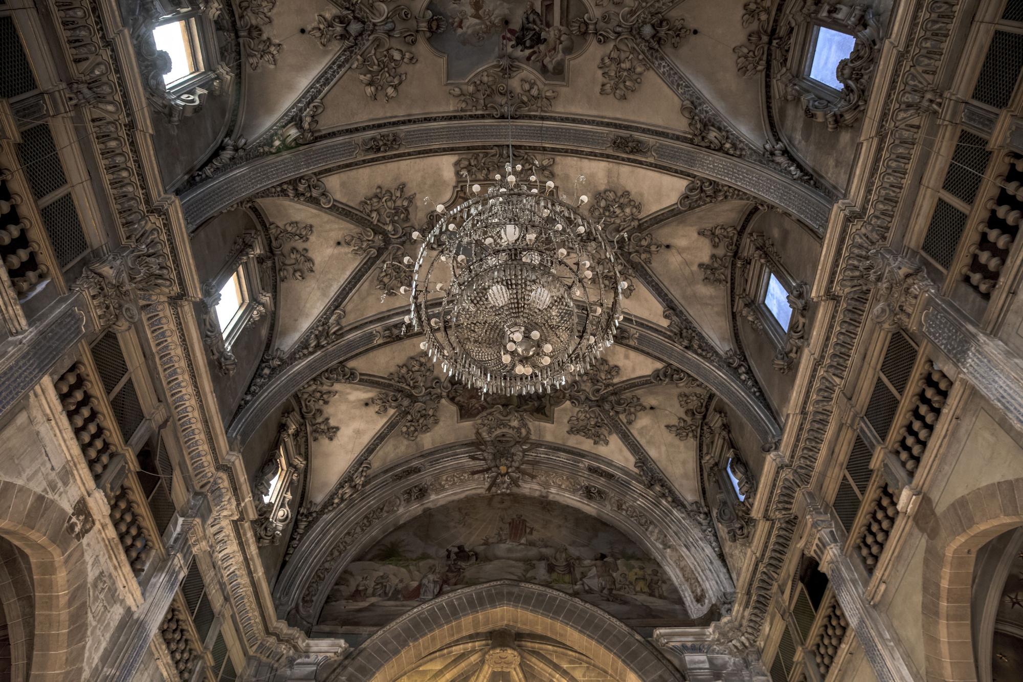 Así es la impresionante iglesia de Montesión, que se someterá a una restauración.