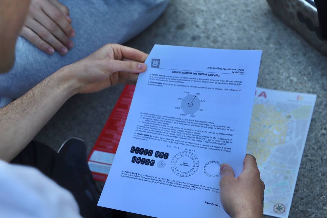 La Yincana Matemática toma el centro histórico de Córdoba