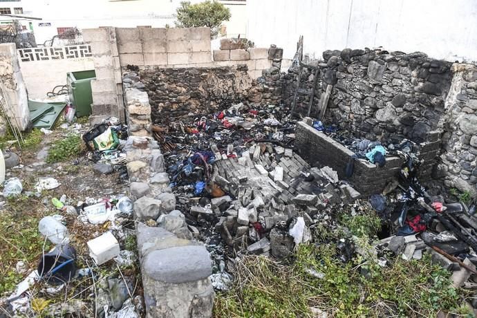 SUCESOS. MARZAGAN. LAS PALMAS DE GRAN CANARIA. Incendio y posterior fallecimiento de un hombre en una infravivienda de el Barrio de Marzagan.  | 26/03/2019 | Fotógrafo: Juan Carlos Castro