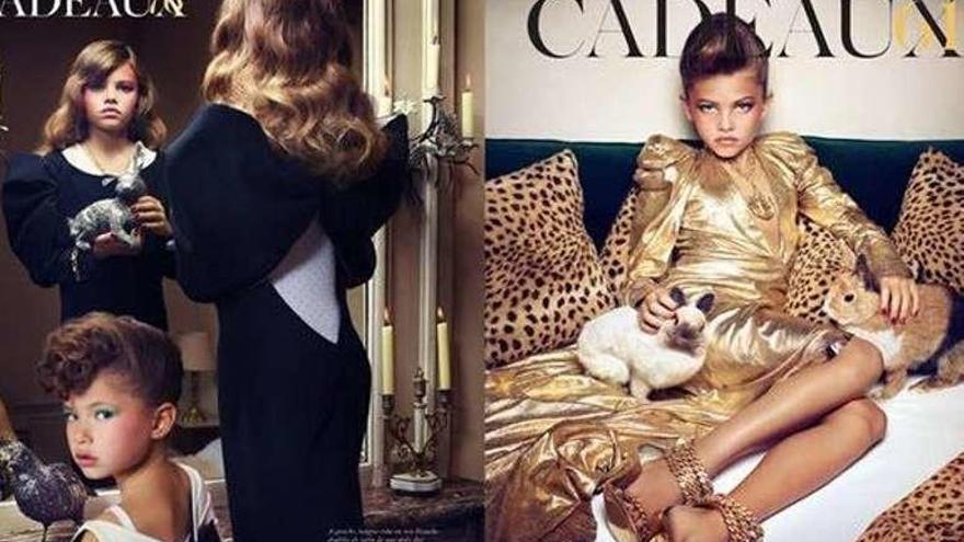 Polémica portada con una modelo de 10 años en &#039;Vogue&#039;.