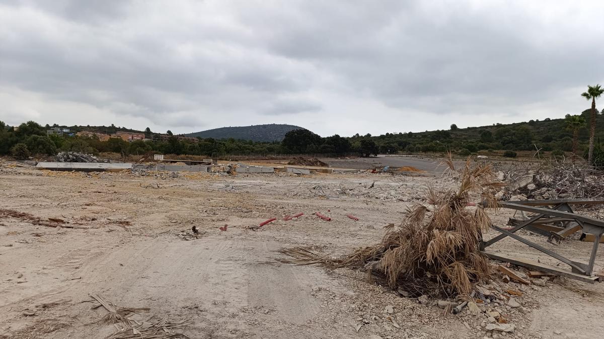 La estructura de la antigua discoteca ha desaparecido por completo.