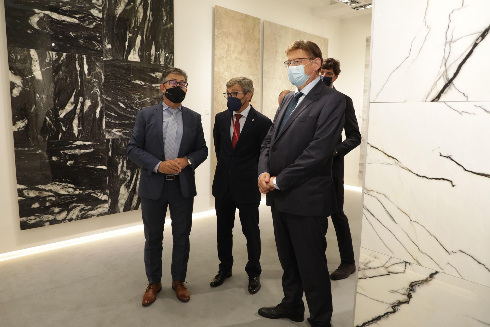 El president de la Generalitat valenciana, Ximo Puig, visita Cersaie