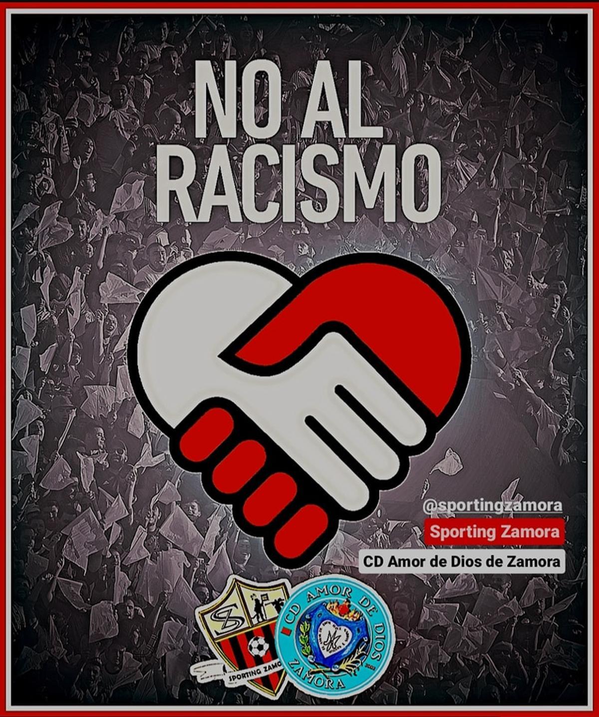 Cartel contra el racismo