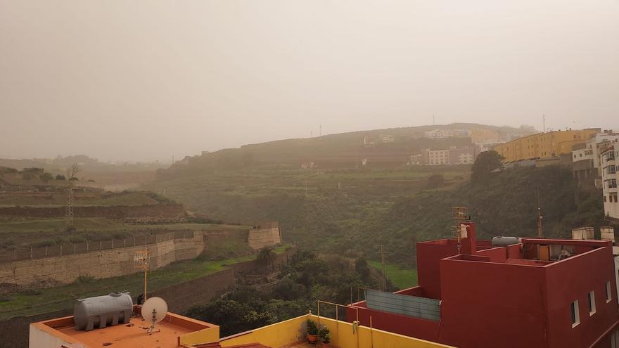 La calima reduce la visibilidad este sábado en Las Palmas de Gran Canaria
