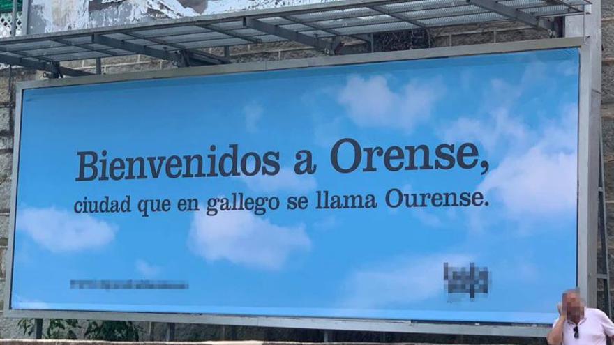A campaña que deturpa a toponimia tamén afecta a Ourense