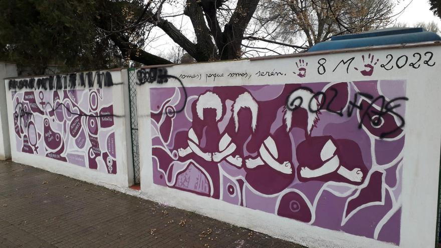 IU denuncia el &quot;ataque machista&quot; perpetrado contra un mural feminista en Castro del Río