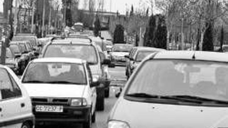 El tráfico de las calles principales se aligera en un millón de coches