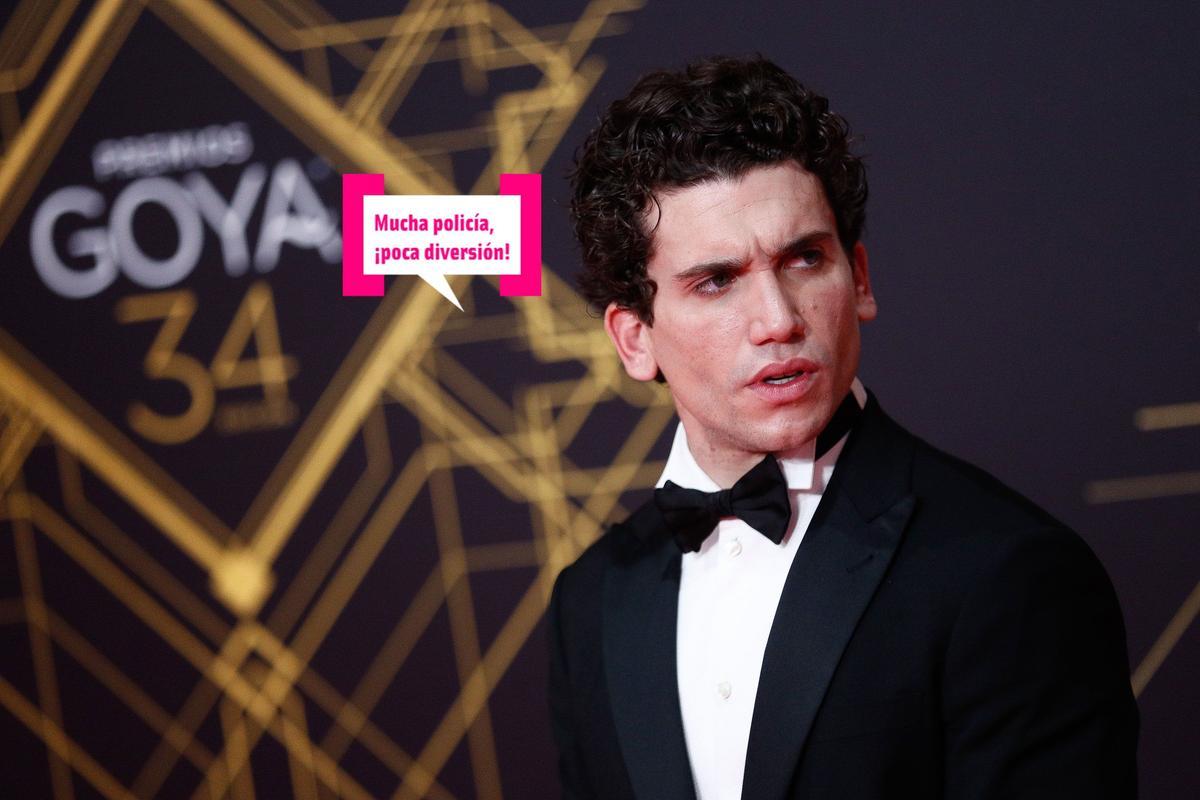 Jaime Lorente en los Premios Goya