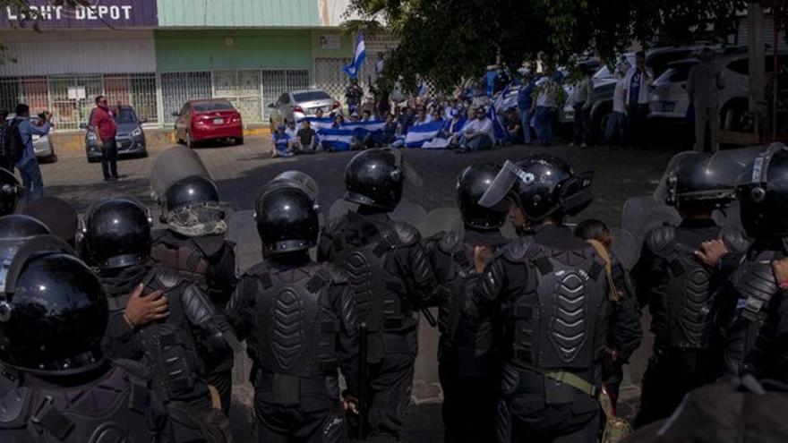 La Policía de Nicaragua detiene a 67 personas en nueva jornada de protestas