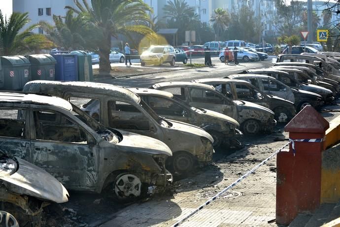 24/08/2018 JINÁMAR, TELDE. Incendio de 25 ...