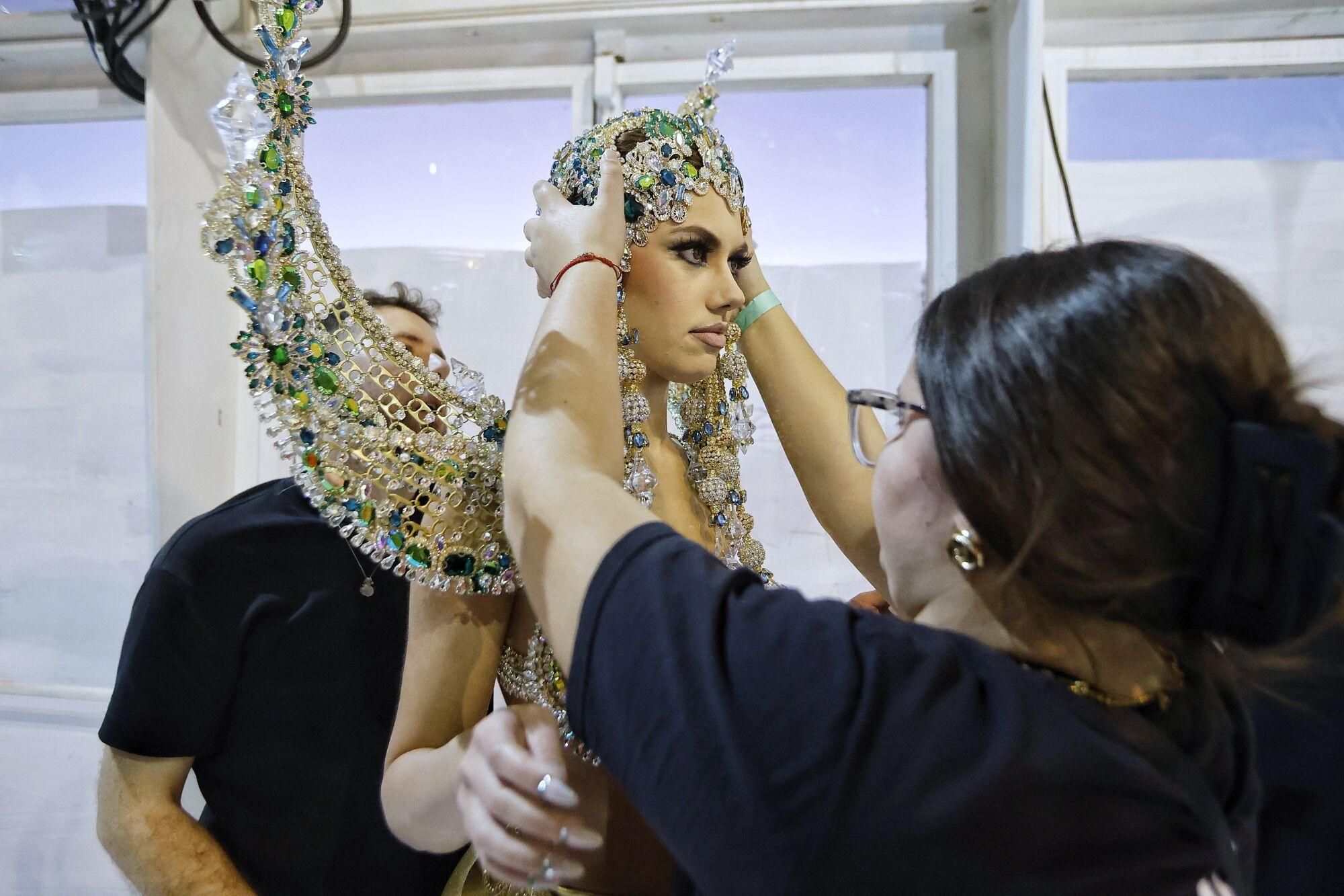 Backstage de la Gala de la Reina de Santa Cruz de Tenerife