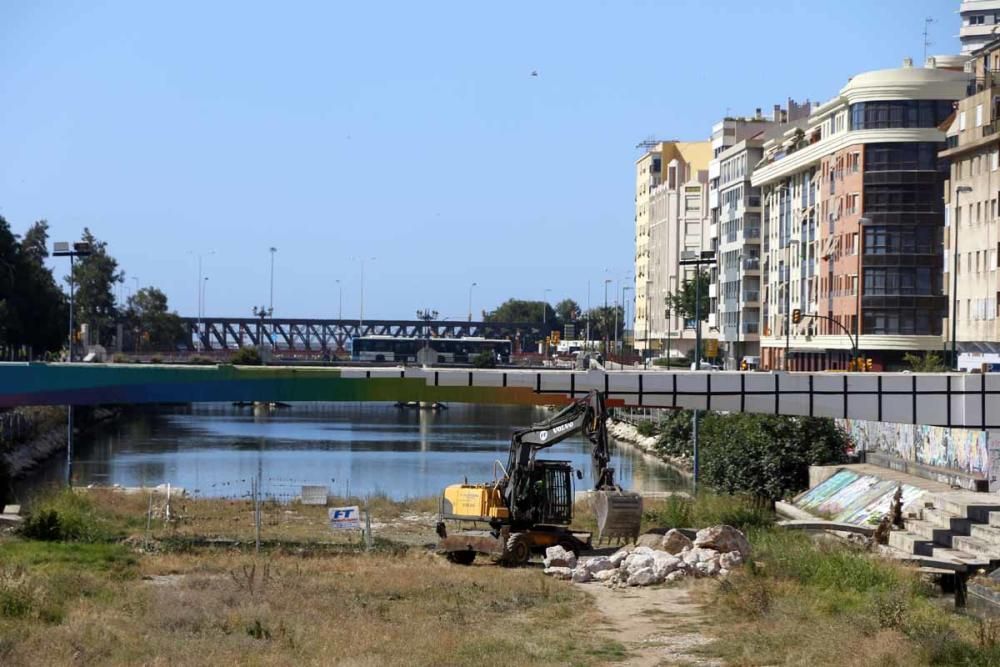 Comienzan los trabajos de demolición del puente del CAC