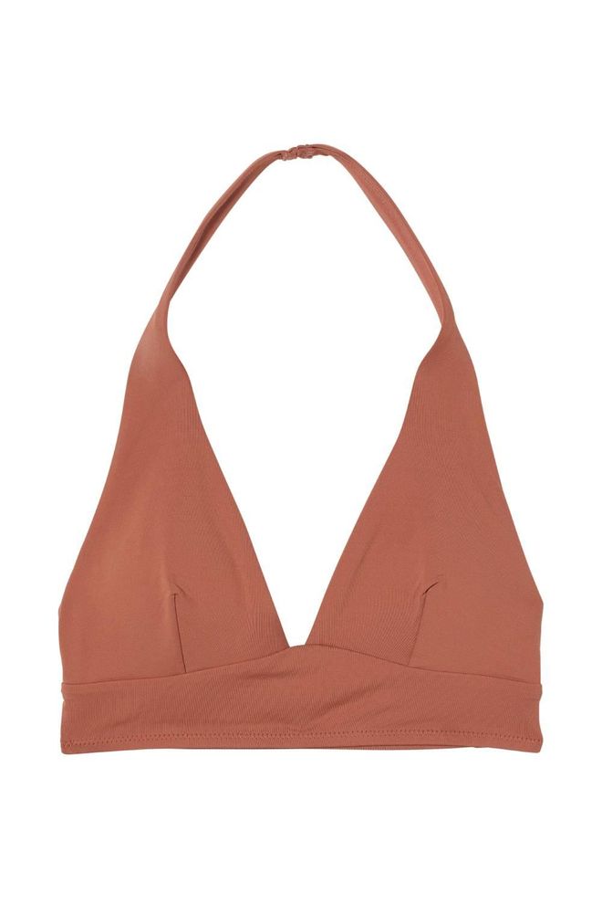 Top marrón de H&M