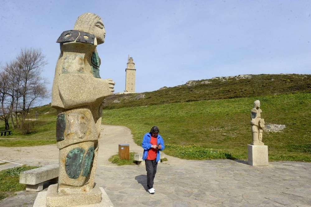 Esculturas del parque de la Torre pierden piezas