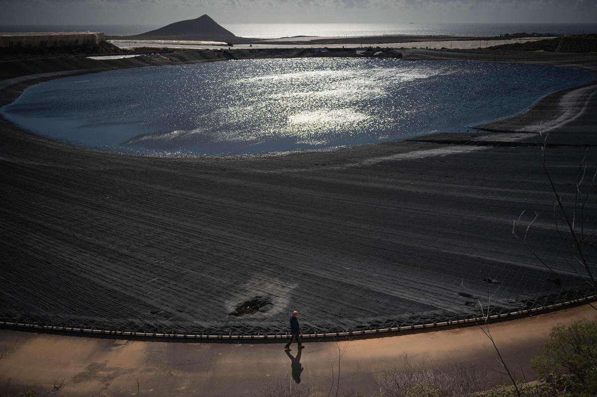 Balsa de El Saltadero, en Granadilla de Abona