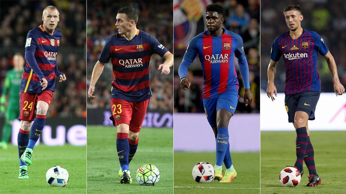 Mathieu, Vermaelen, Umtiti y Lenglet no lograron convencer al barcelonismo