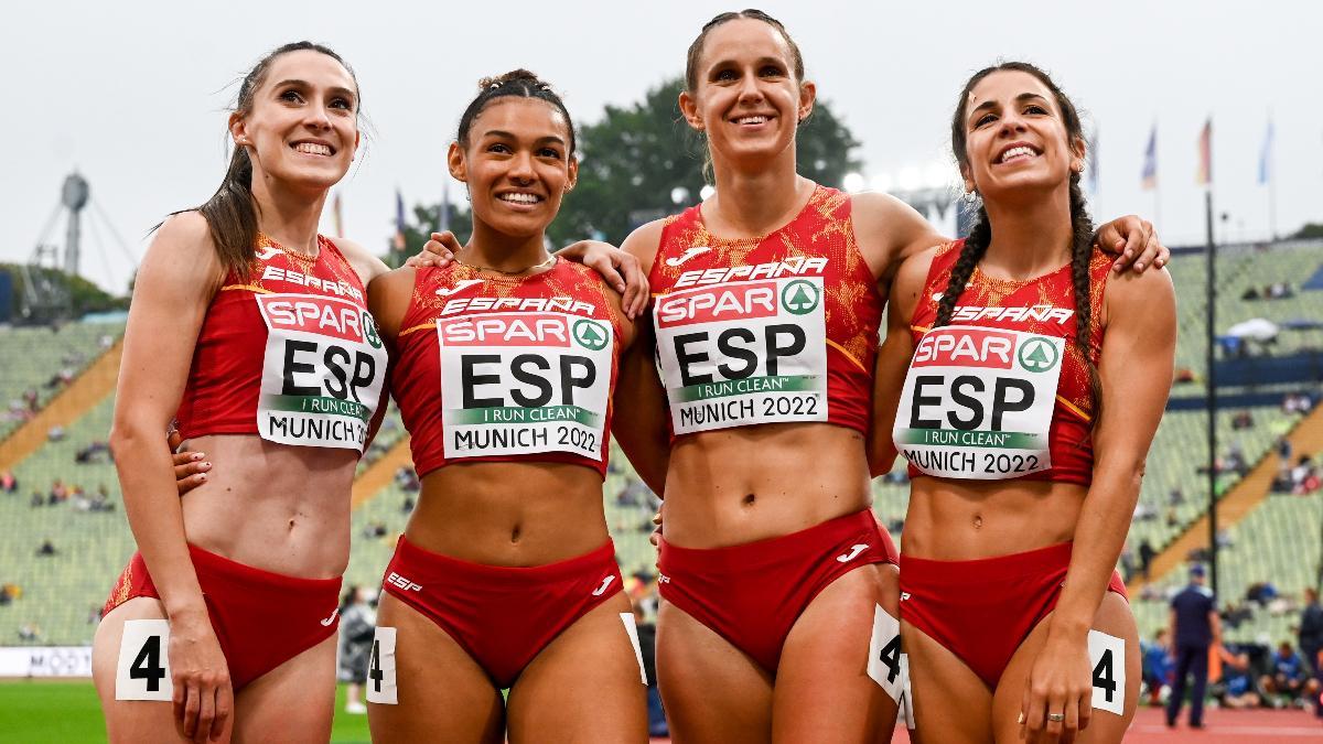 El 4x100 femenino rozó un récord que data de 1991