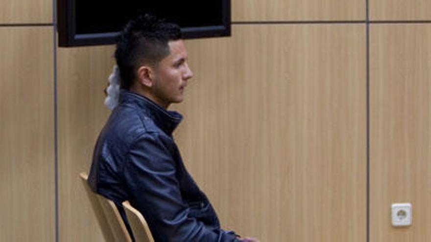 Rodrigo F. M., durante el juicio por el asesinado del bebé.