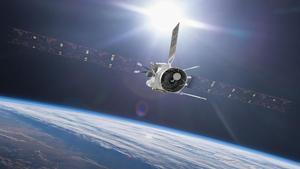 Bepicolombo pasa junto a la Tierra en una imagen facilitada por la ESA en 2018.