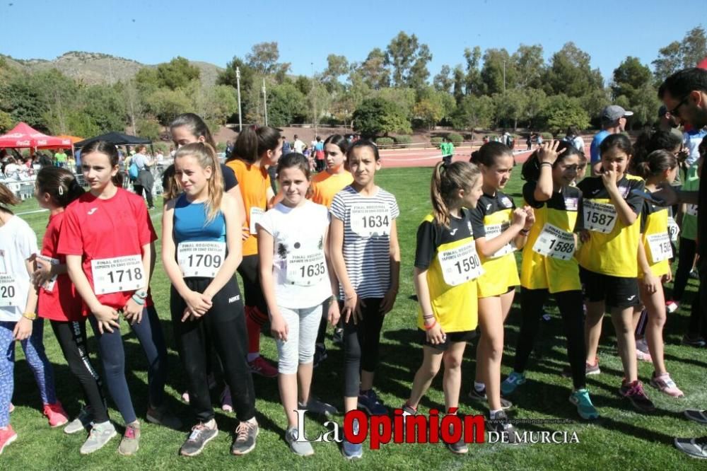 Final Cross Escolar de Lorca. Alevín femenino