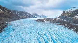 Glaciar Skaftafall, Parque Nacional Vatnajokull en Islandia